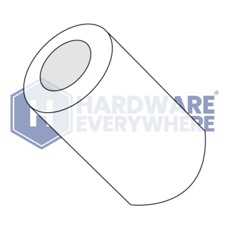 10 x 15/16 ROUND SPACERS / Nylon / Natural White FUL163378748488