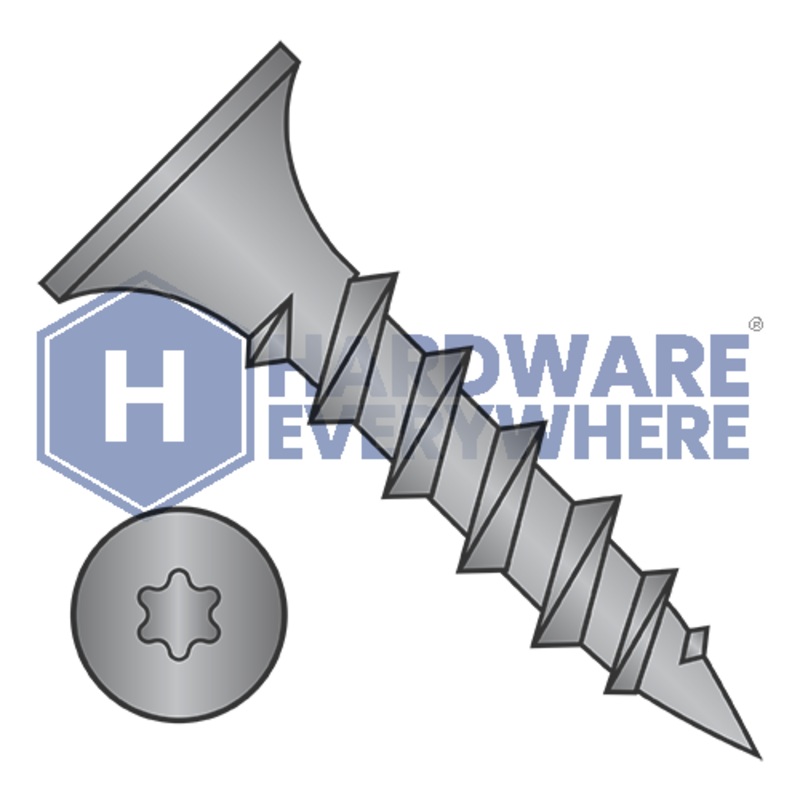 10 x 4-1/2 DRYWALL SCREWS / Torx / Bugle Head / Steel / Black Phosphate / Coarse Thread