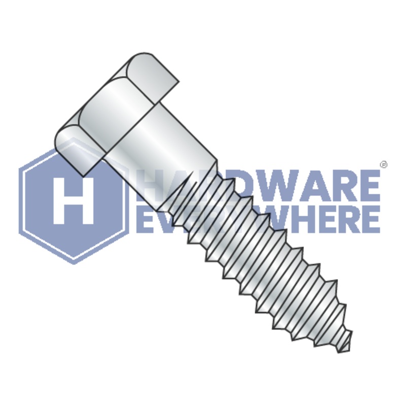 3/8 x 3 1/2 LAG SCREWS / Hex Head / Steel / Zinc