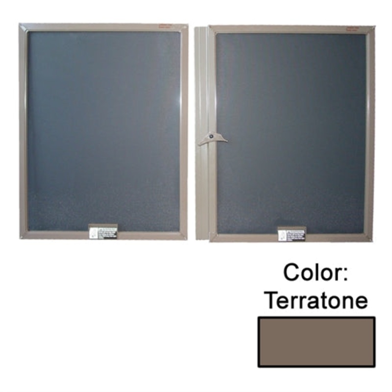 Andersen G636 400 Series Gliding Window Full 2 Piece Screen in Terratone