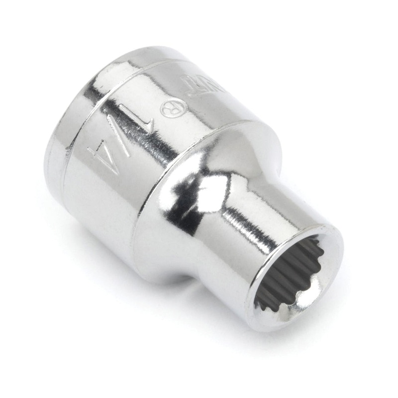 CRESCENT CDS23N Socket, System of Measurement: Imperial, Standard Length, 1/4 in Socket, 3/8 in Drive, 12-Point