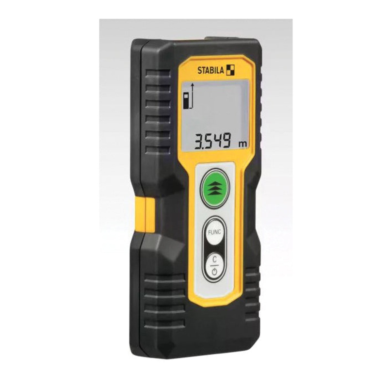 STABILA 06220 Laser Distance Measurer, 0.2 to 30 m Measuring Range, 3 mm Accuracy