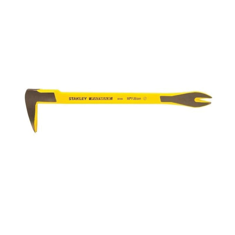 STANLEY 55-126 Claw Bar, 10 in OAL, High Carbon Alloy Steel Bar