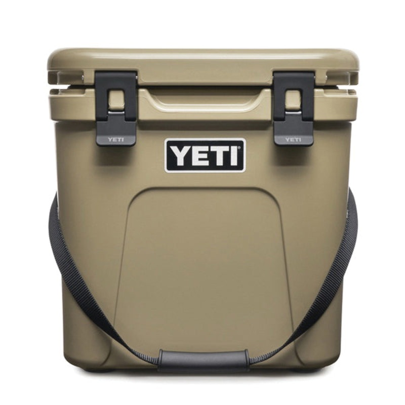 YETI Roadie 24 Series 10022200000 Hard Cooler, 26 lb Volume, 33 Can, Tan, 16-1/2 in L Exterior, 17-1/2 in W Exterior