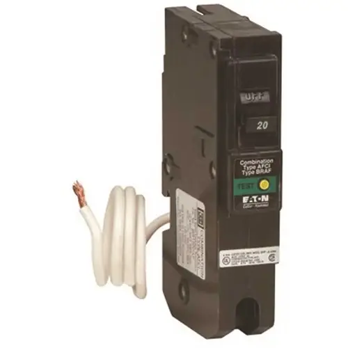 Eaton BRCAF115 BR 15 Amp Single-Pole Combination Arc Fault Circuit Breaker