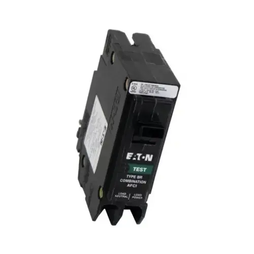 Eaton BRP120AF Circuit Breaker, Type BR, 20 A, 1 -Pole, 120 VAC, Instantaneous, Long Time Trip