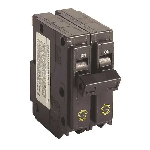 Eaton CHQ220 CHQ 20 Amp Double-Pole Classifed Circuit Breaker for Square D Type QO Loadcenters Black