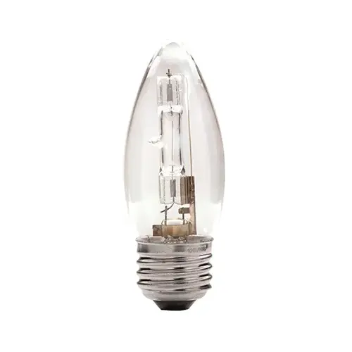 Westpointe 71129 Halogen Bulb, Chandelier, B11, Clear, 43-Watts Pair