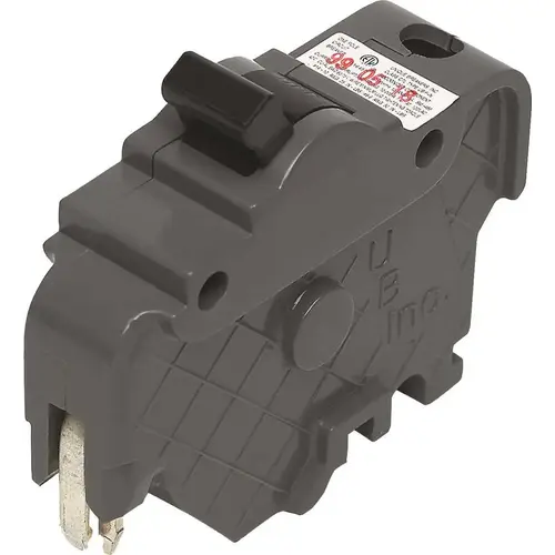 Connecticut Electric UBIF20N New UBIF Thick 20 Amp 1 in. 1-Pole Federal Pacific Stab-Lok NA120 Replacement Circuit Breaker Black
