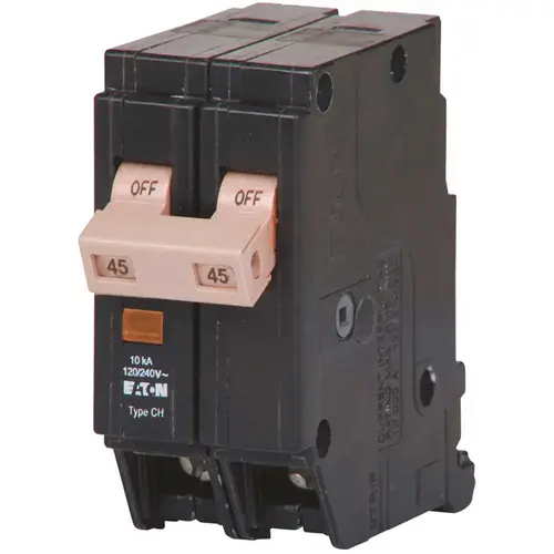 Eaton CHF245 CH 45 Amp 2-Pole Circuit Breaker with Trip Flag