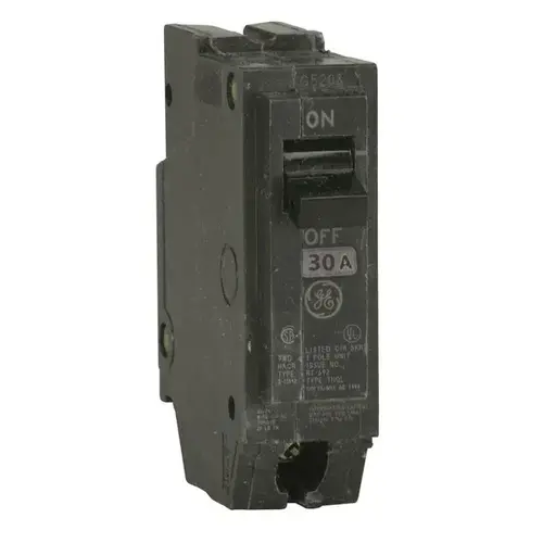 GE THQL1130 THQL 30A Single-Pole Standard Trip Circuit Breaker