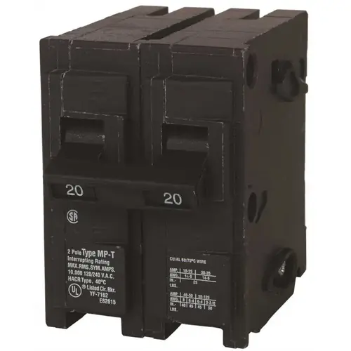 SIEMENS ENERGY Q220U CRCUIT BREAKER QP 2P 2IN 20AMP Black