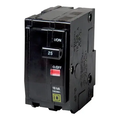 Square D QO225CP QO 25A Double-Pole Standard Trip Circuit Breaker