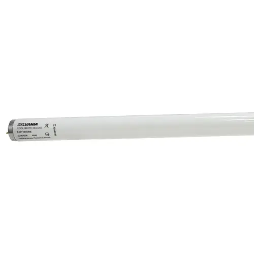 Sylvania 22461 Fluorescent Bulb, 40 W, T12 Lamp, Medium Lamp Base, 1850 Lumens, 4100 K Color Temp, Cool White Light - pack of 10