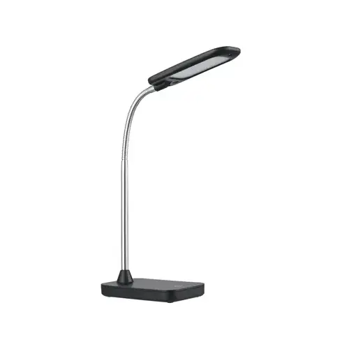 Globe Electric 56060 LED Integrated Desk Lamp, Adjustable Gooseneck,12 In.