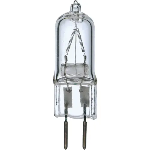 Satco S3428 75W 120V Clear Bi-Pin GY6.35 Base T4 Halogen Special Purpose Light Bulb