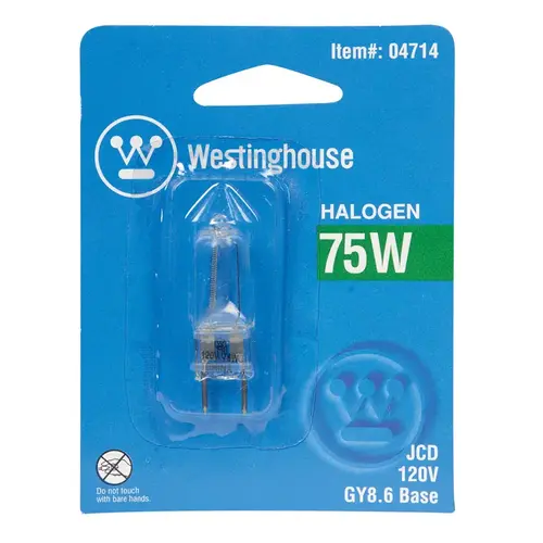 Westinghouse 04714 Halogen Bulb 75 W JCD Decorative 1,050 lm White Clear