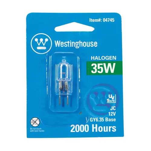 Westinghouse 04745 Halogen Bulb 35 W JC Decorative 600 lm Warm White Clear