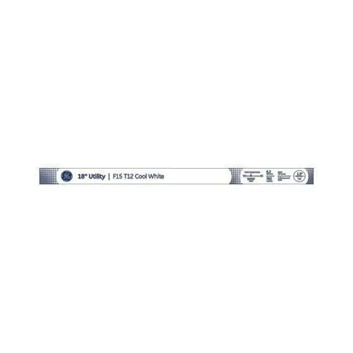 GE 10183-XCP6 Fluorescent Bulb 15 W T12 1.5" D X 18" L Cool White Linear 4100 K Clear - pack of 6