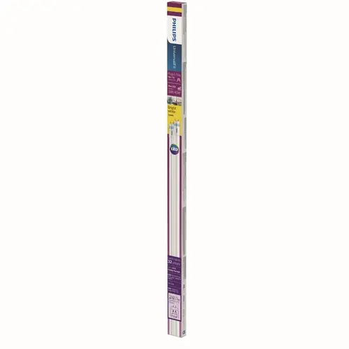 Philips 539148 LED Bulb UniversalFit TLED Linear Warm White 48" Bi-Pin T8 32 Watt Equivalence White Pair
