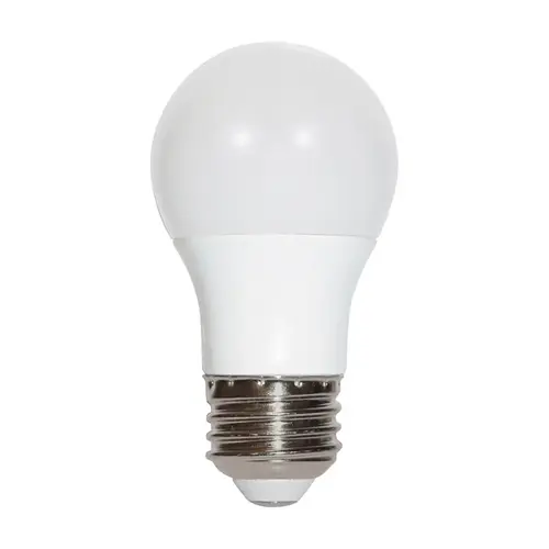 Satco S9030 40W Equivalent Warm White A15 Medium Dimmable LED Light Bulb Frosted