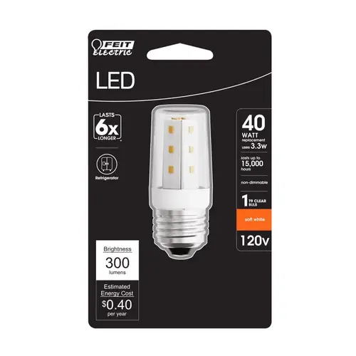 Feit BP40T9S927HDRP LED Bulb T9 E26 (Medium) Soft White 40 Watt Equivalence Soft White