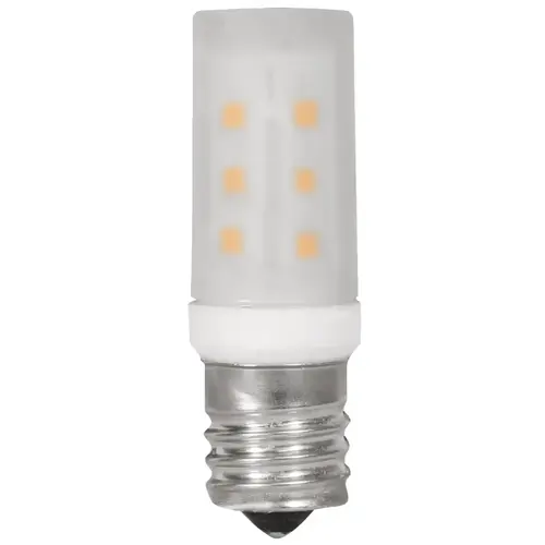 Feit Electric BP25T8N/SU/LED Microwave LED Bulb, Linear, T8 Lamp, 25 W Equivalent, E17 Lamp Base, Warm White Light Clear