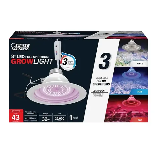 Feit Electric GLP8ADJS/CLAMP32W BULB LIGHT HAL T3 R7 CLR 300W