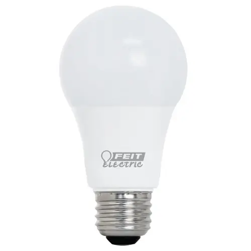 Feit Electric OM40/950CA10K/4 LED Bulb, General Purpose, A19 Lamp, 40 W Equivalent, E26 Lamp Base, Daylight Light - pack of 4