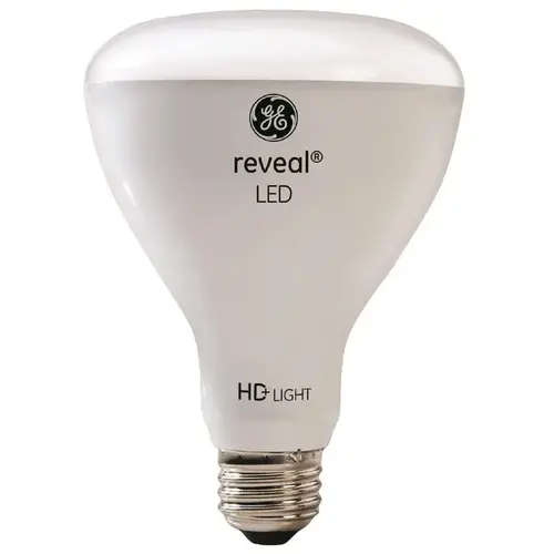 GE 30689 LED Bulb HD  Reveal BR30 E26 (Medium) White 65 Watt Equivalence Clear