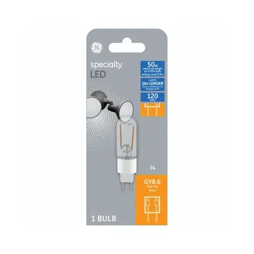 GE Lighting 93129029 LED Light Bulb, Frosted, Filament Design, 3-Watts, 400 Lumens