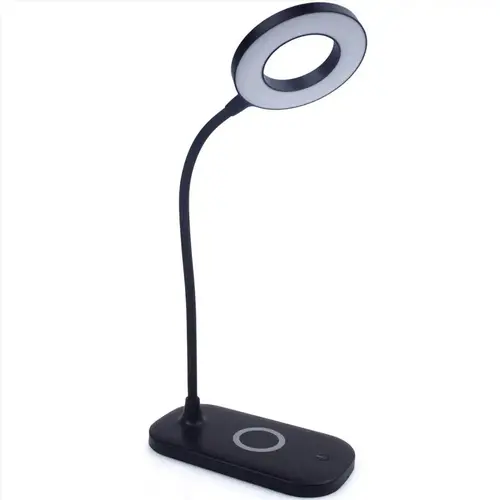 Newhouse Lighting NHDK-ZL-BK Desk Lamp Zlata 12" Black Black