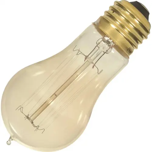 Satco S2424 Vintage A Bulb, 40 Watt, Cage, 120 Volt