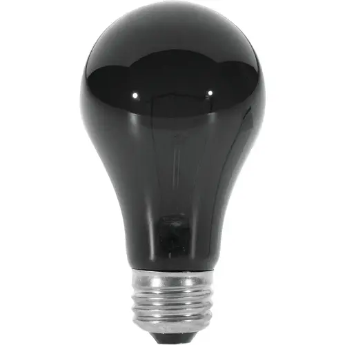 Satco S3920 75W Medium A19 Incandescent Blacklight Light Bulb