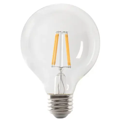 Feit Electric BPG2540/927CA/FIL/RP LED Bulb, Globe, G25 Lamp, 40 W Equivalent, E26 Lamp Base, Dimmable, Clear