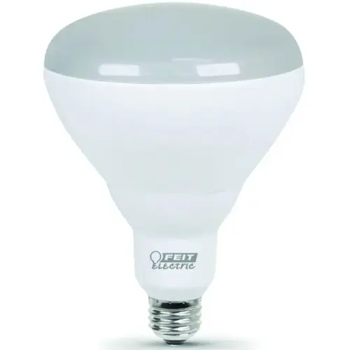 Feit Electric BR40DM10KLED2 LED Lamp, Flood/Spotlight, BR40 Lamp, 65 W Equivalent, E26 Lamp Base, Dimmable Pair Frosted