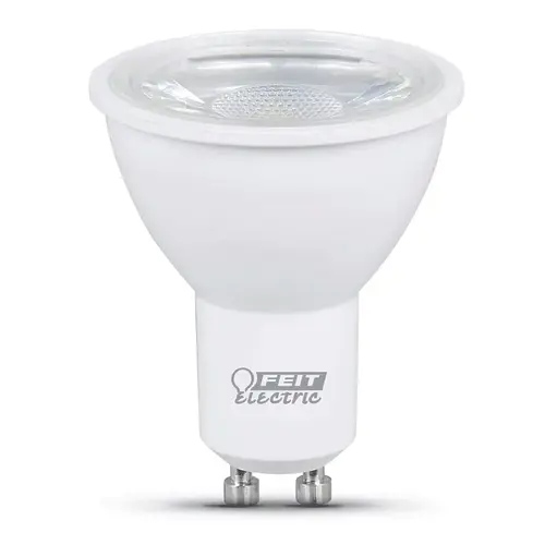 Feit Electric MR16GU105005K10KL Feit Electric ED6 LED Bulb, Track/Recessed, 500 Lumens, 7 W, MR16 Lamp, 50 W Equivalent, GU10 Lamp Base - pack of 6