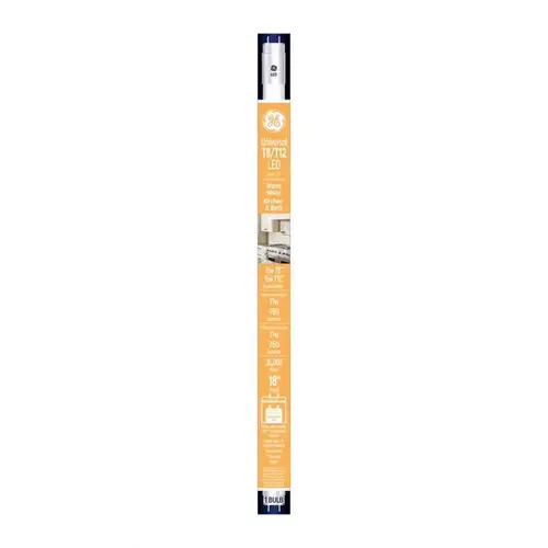 GE 3006665-XCP6 LED Linear Tube T8 and T12 Warm White G13 (Medium Bi-Pin) T8 LED Bulb 15 Watt Equivalence Clear - pack of 6