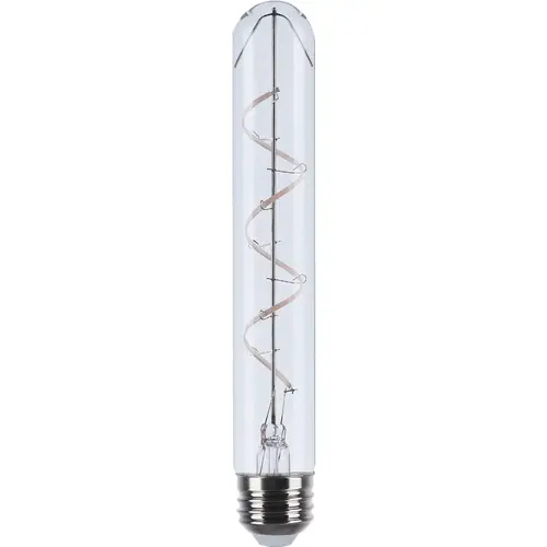 Satco S10522 Reminiscent 40W Equivalent Warm White T9 Gray Coil Filament Medium LED Decorative Light Bulb - pack of 2