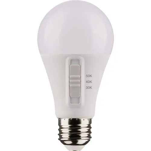 Satco S11777 100W Equivalent 3CCT-Selectable A19 Traditional LED Light Bulb - pack of 4