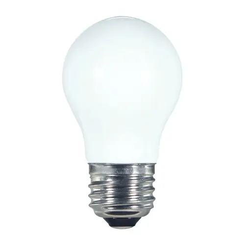 Satco S9151 15W Equivalent Soft White A15 Medium LED Decorative Fan Light Bulb Frosted
