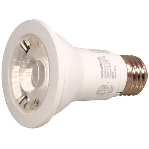 Sylvania 79279 LED Light Bulb, Flood, Spotlight, PAR20 Lamp, 50 W Equivalent, E26 Lamp Base, Warm White Light - pack of 2