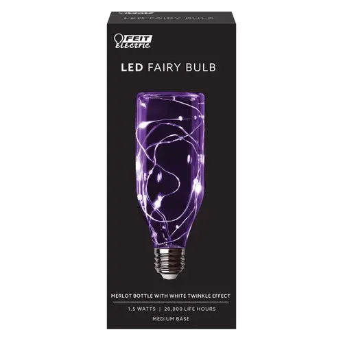 Feit Electric 3008660 LED Bulb Cylinder E26 (Medium) Daylight 1.5 W Clear