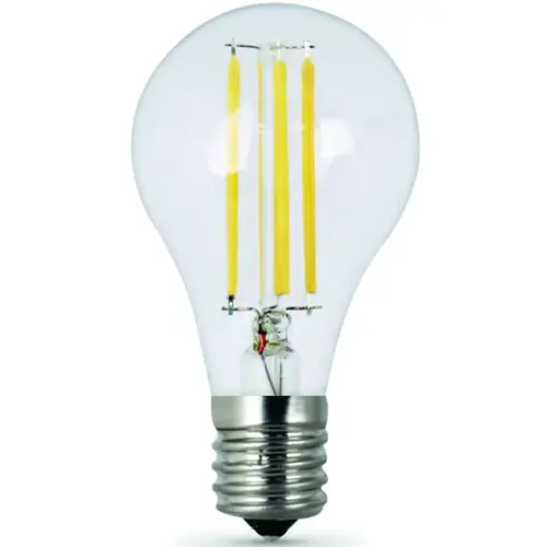 Feit Electric BPA1540N827LED2 2 LED Lamp, General Purpose, A15 Lamp, 40 W Equivalent, E17 Lamp Base, Dimmable, Clear Pair