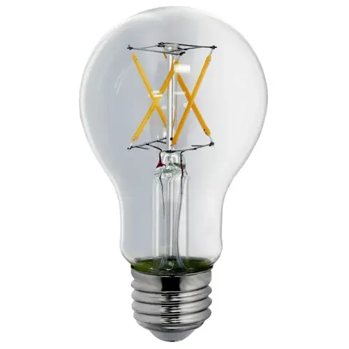 Feit Electric BPA1940C927CAF2 L/2 LED Bulb, General Purpose, A19 Lamp, 40 W Equivalent, E26 Lamp Base, Dimmable, Clear Pair