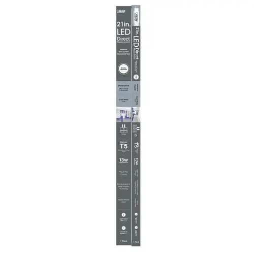 Feit Electric T521/840/LED-XCP24 TUBE LT LED LNR T5 4K 12W 21IN - pack of 24