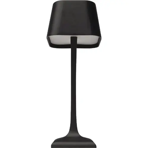 Westek BL-3BELA-MB Amerelle Belair Matte Black Rechargeable Indoor/Outdoor LED Lamp