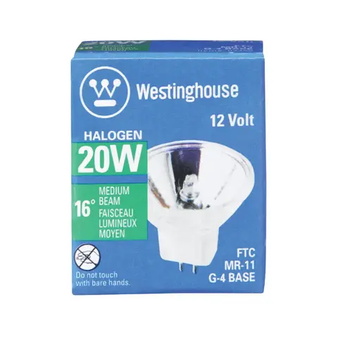 Westinghouse 04463 Halogen Bulb 20 W MR11 Floodlight 230 lm Bright White Clear