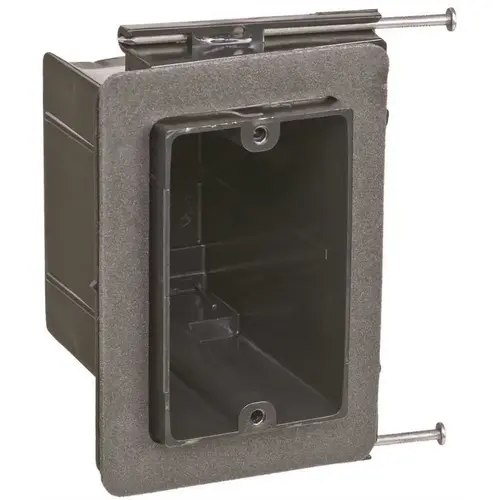 Carlon FN-23R 1-Gang 22-1/2 cu. in. New Work Non-Metallic Vapor Electrical Tight Wall Box Black