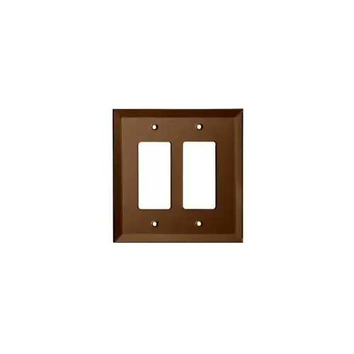 CRL GMP13B Bronze Double Designer Glass Mirror Plate